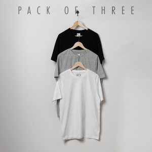 Pack of 3 Plain Short Sleeves Shirts