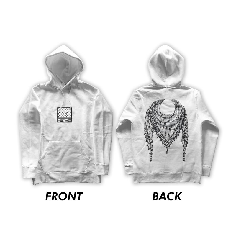Palestinian keffiyeh Scarf Hoodie