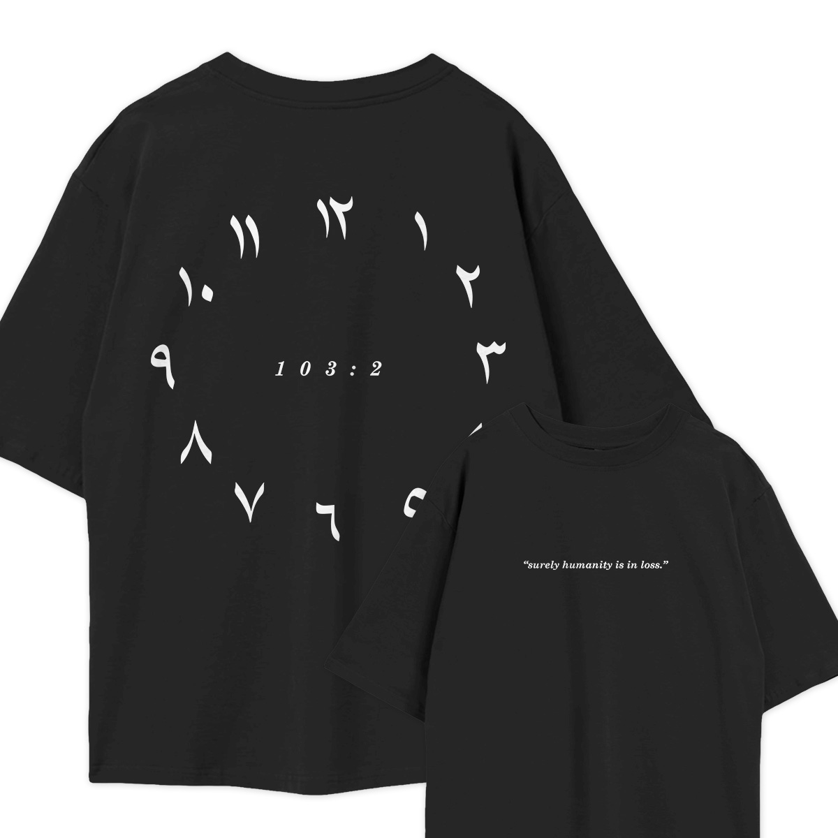Time Lost Oversized Drop Shoulder Shirt