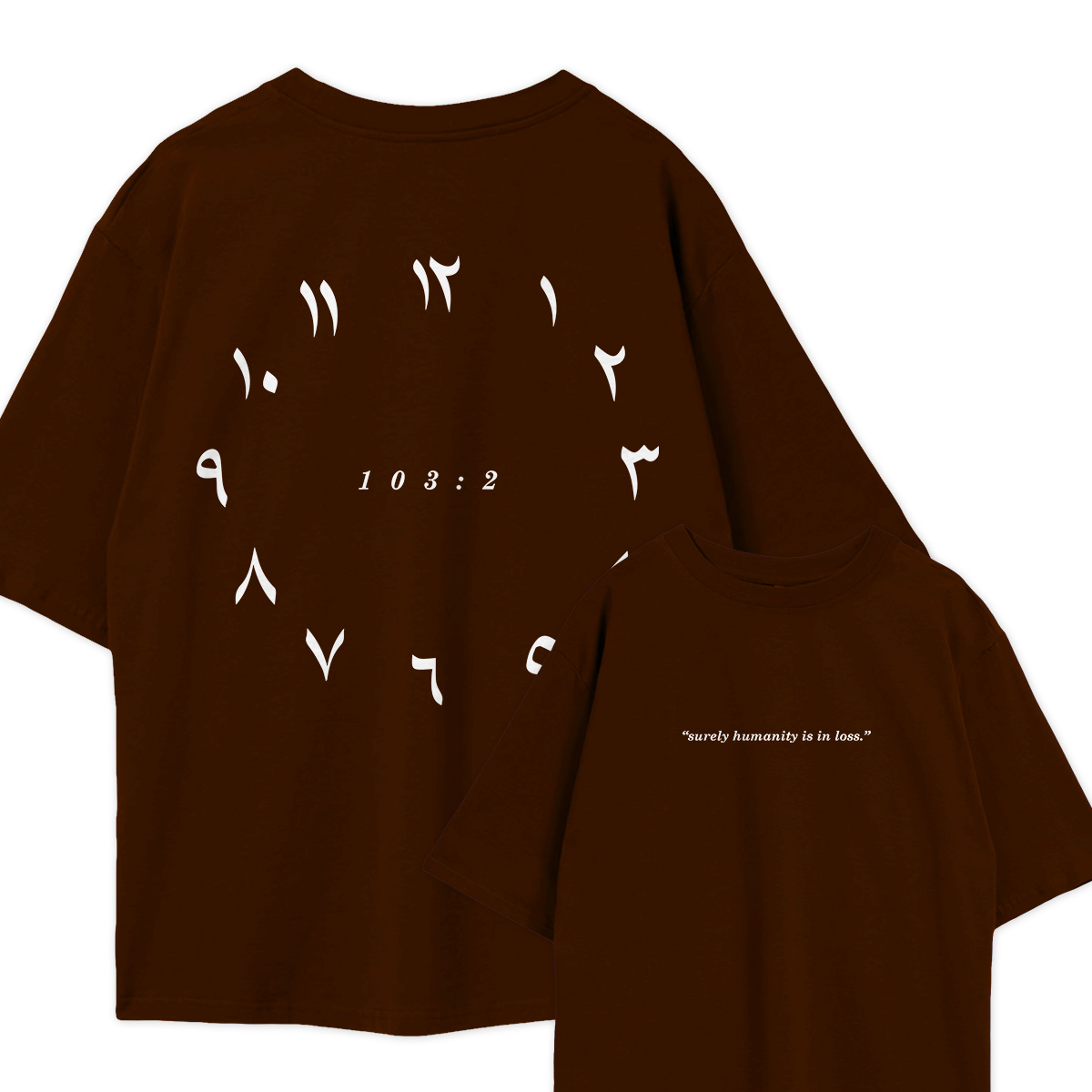 Time Lost Oversized Drop Shoulder Shirt