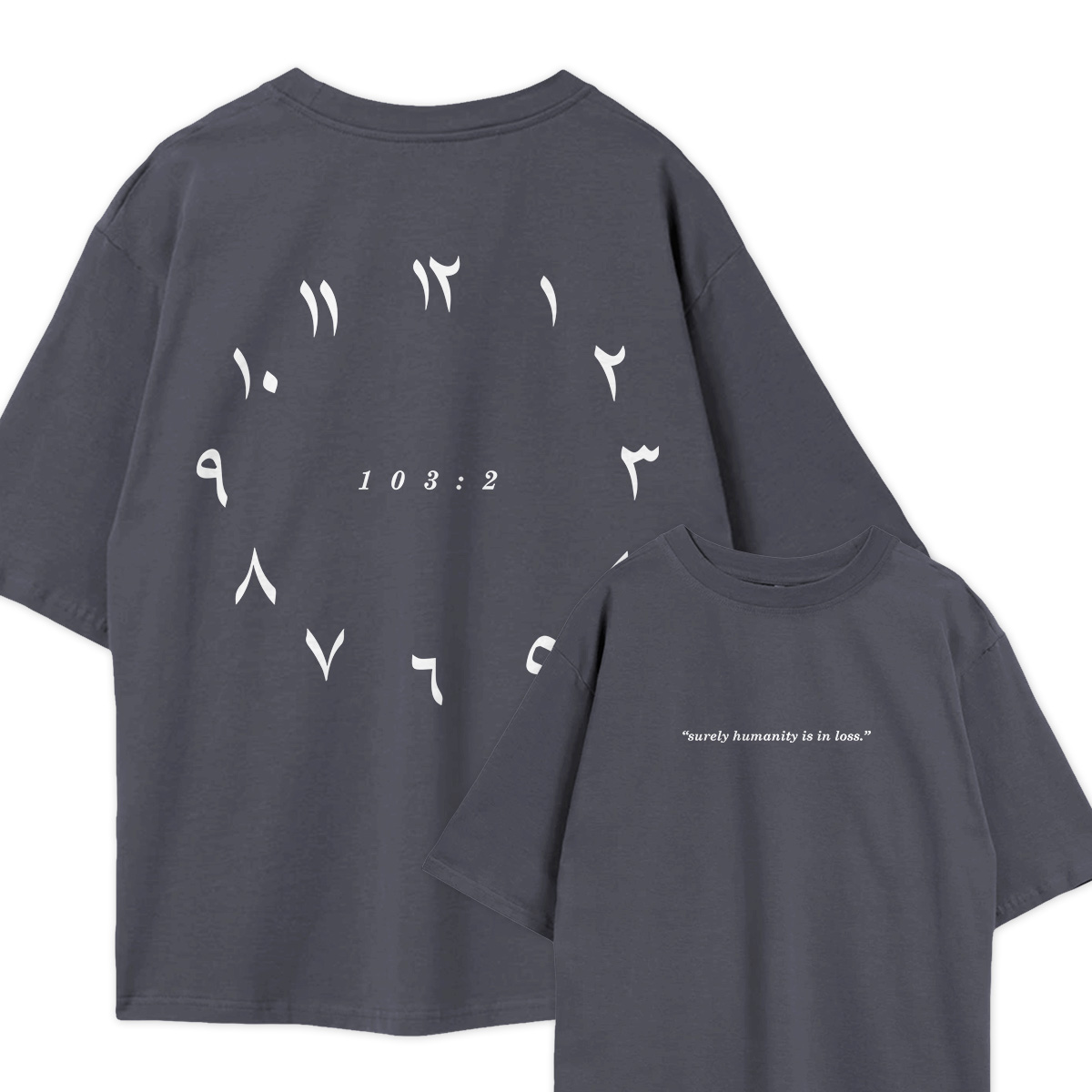 Time Lost Oversized Drop Shoulder Shirt