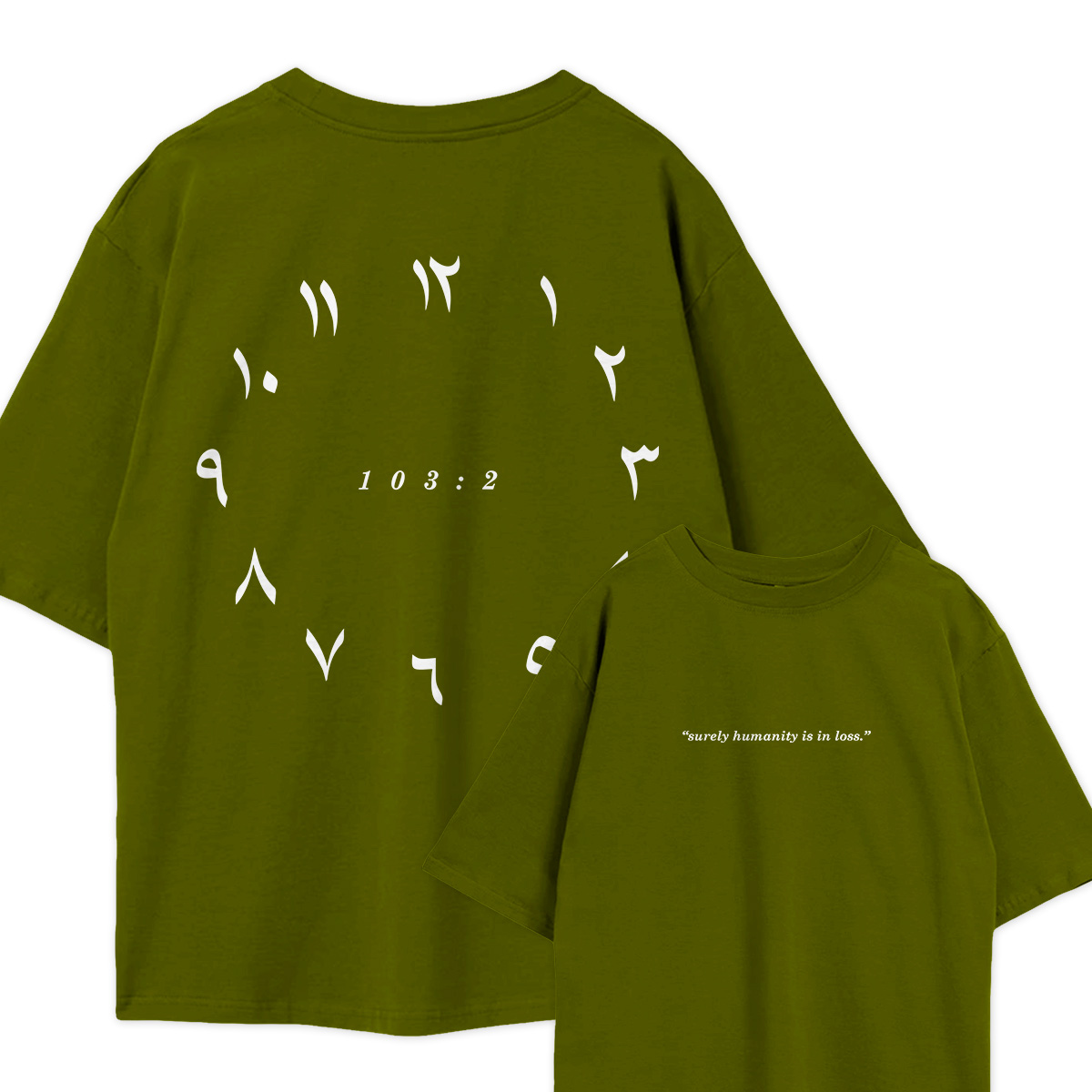 Time Lost Oversized Drop Shoulder Shirt