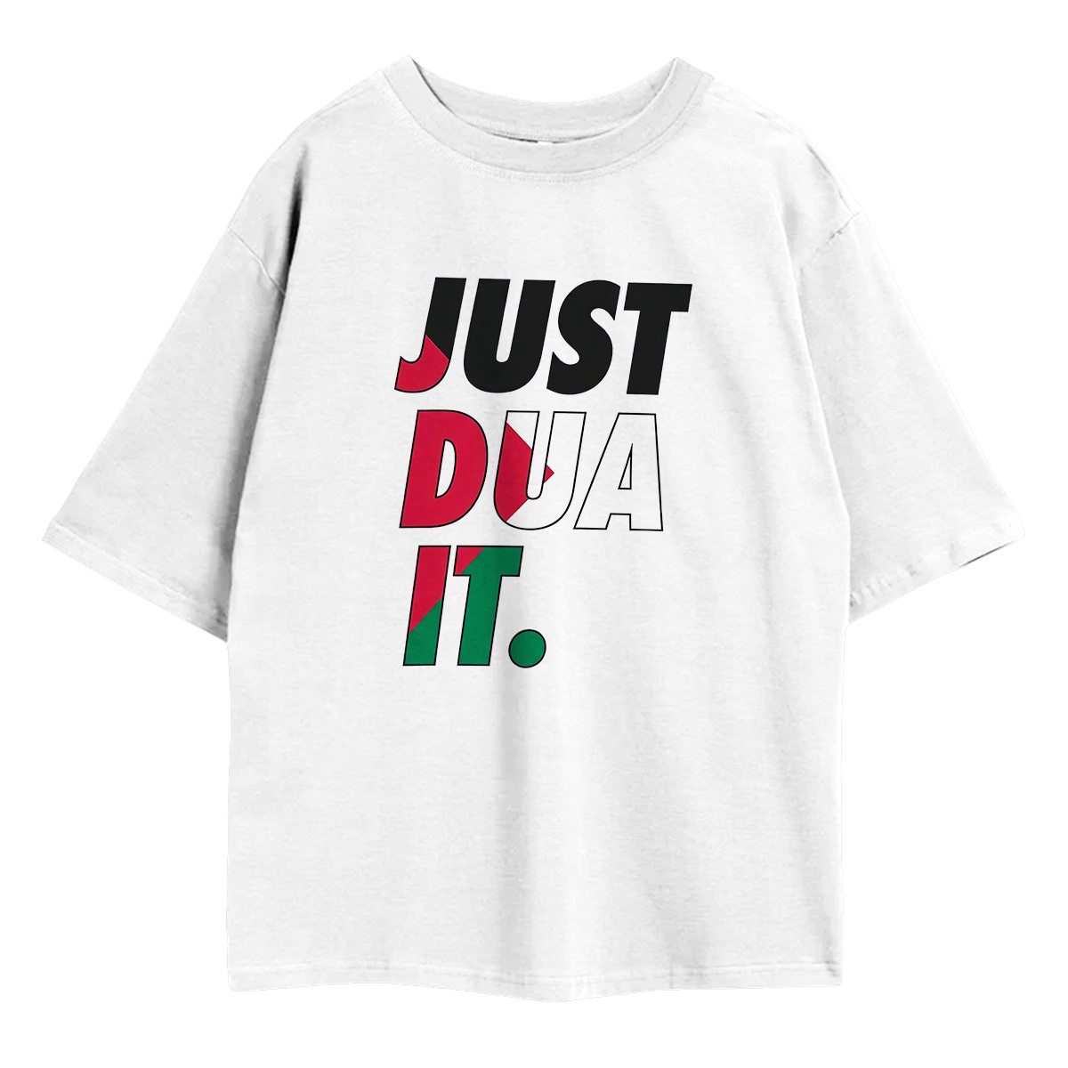 Just Dua It – Palestine Edition Oversized T-Shirt for kids from Shopummah